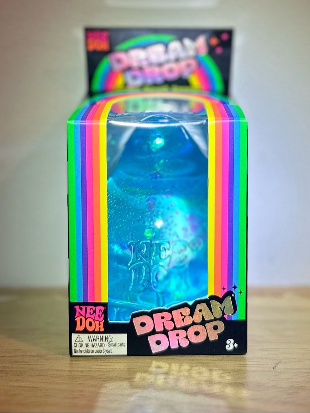 NeeDoh Dream Drop with Splat Stand - Blue NWT